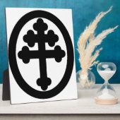 Kreuz von Lothringen Fotoplatte (Seite)