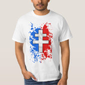 Kreuz von Lothringen T-Shirt (Vorderseite)