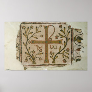 Kreuz von Sbeitla aus der Basilika Henchir Ali Poster