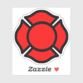 Kreuz von St. Florian 1-UP Aufkleber (Blatt)