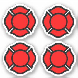 Kreuz von St. Florian 4-UP Aufkleber