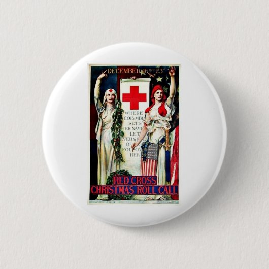Kreuz-Weihnachten Button (Vorderseite)