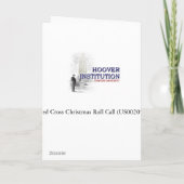 Kreuz-WeihnachtsAppell (US00205) Feiertagskarte (Rückseite)