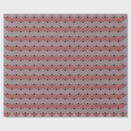 Kreuzanhänger-Muster Geschenkpapier (Flach)