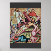 Kreuzannagelung von Meister Bertram von Minden (Be Poster (Vorne)