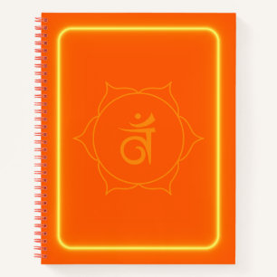 Kreuzbein-Chakra-Journal-Notizbuch Notizblock