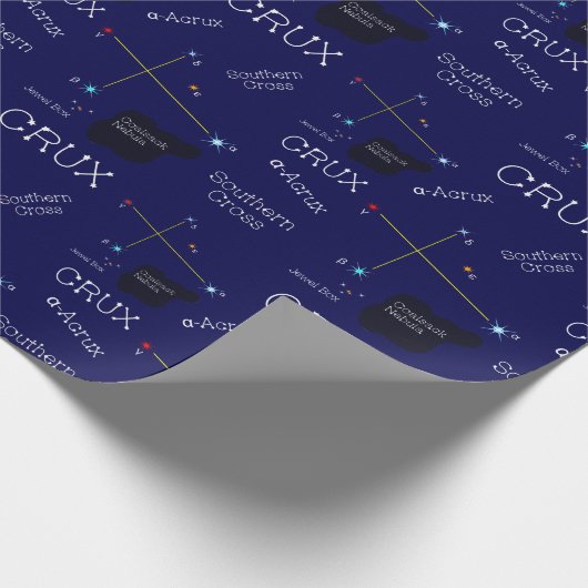 Kreuzblume der Südhalbkugel Geschenkpapier (Ecke)