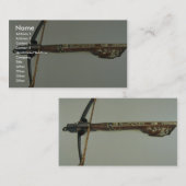 Kreuzbogen des 18. Jahrhunderts, Malbork, Polen Visitenkarte (Vorne/Hinten)