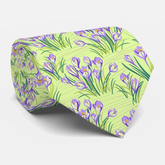 Kreuze auf hellgrün krawatte (Gerollt)