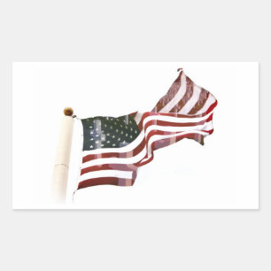 Kreuze in alter Herrlichkeit - Gedenktag Rechteckiger Aufkleber