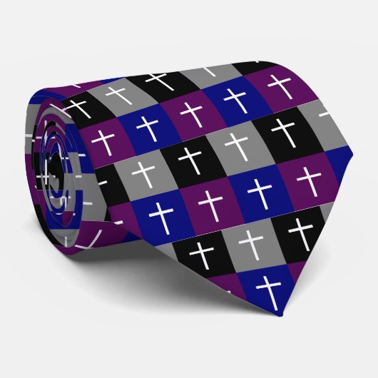 Kreuze Krawatte (Gerollt)