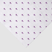 Kreuze - Lila Seidenpapier (Ausschnitt)