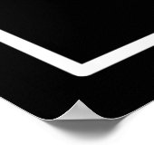 Kreuze, Silhouetten mit Sonnenuntergang Poster (Ecke)