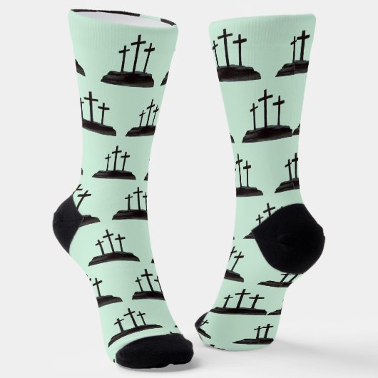 Kreuze Socken (Gewinkelt)