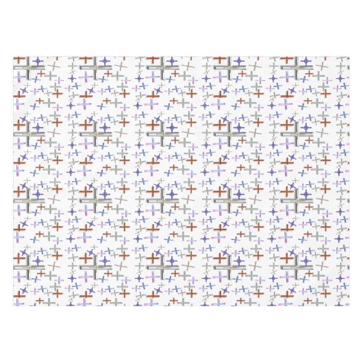 Kreuze Tischdecke (Vorderseite (Horizontal))
