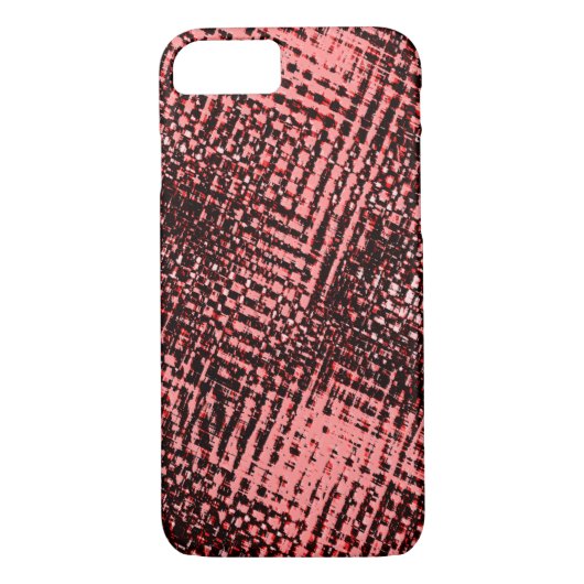 Kreuze und Flecken aus Pfirsich oder Lachs Case-Mate iPhone Hülle (Rückseite)