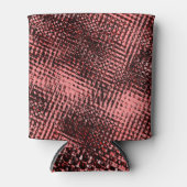 Kreuze und Flecken aus Pfirsich oder Lachs Dosenkühler (Vorderseite)