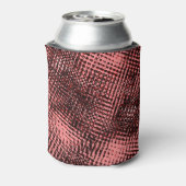 Kreuze und Flecken aus Pfirsich oder Lachs Dosenkühler (Kanne Rückseite)