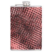 Kreuze und Flecken aus Pfirsich oder Lachs Flachmann (Vorderseite)