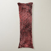 Kreuze und Flecken aus Pfirsich oder Lachs Seitenschläferkissen (Vorderseite Vertikal)