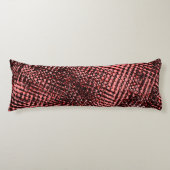 Kreuze und Flecken aus Pfirsich oder Lachs Seitenschläferkissen (Vorderseite)