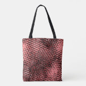 Kreuze und Flecken aus Pfirsich oder Lachs Tasche (Rückseite)