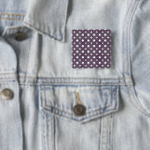 Kreuze und Quadrate Lila Button (Beispiel)