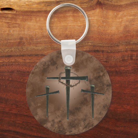 Kreuze und Spitzen Schlüsselanhänger (Vorderseite)