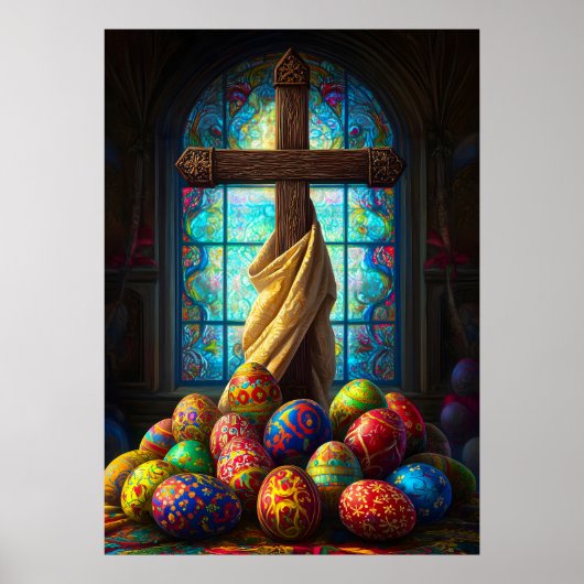 Kreuzeier Jesus Religious Poster (Vorne)