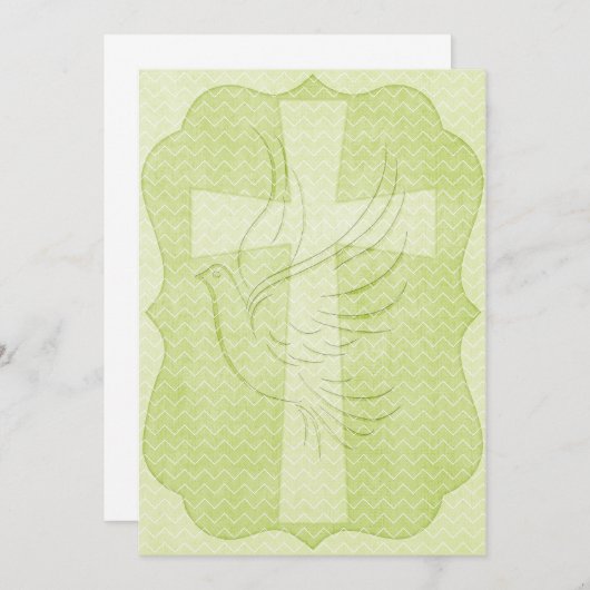 Kreuzeinladung Einladung (Vorne/Hinten)