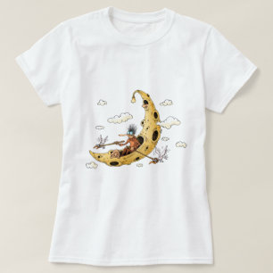 kreuzen das Mond-T - Shirtweiß T-Shirt