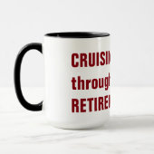 Kreuzen durch Ruhestand Tasse (Links)