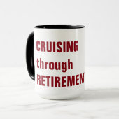 Kreuzen durch Ruhestand Tasse (Vorderseite Links)
