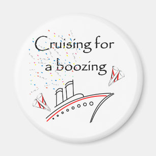 Kreuzen für ein Trinken Magnet