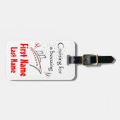 Kreuzen für einen trinkenden Gepäckanhänger (Vorderseite horizontal)