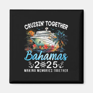 Kreuzen gemeinsam Bahamas 2025 Kreuzfahrt Strand S Magnet