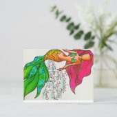 Kreuzen Sie die Ozean-Postkarte Postkarte (Stehend Vorderseite)