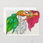 Kreuzen Sie die Ozean-Postkarte Postkarte (Vorne/Hinten)