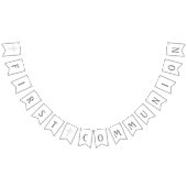 Kreuzen Sie erste Kommunions-Fahne Wimpelkette (Alle)