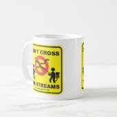 Kreuzen Sie nicht die Ströme Kaffeetasse (Vorderseite Links)