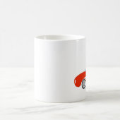 Kreuzende Giraffe Kaffeetasse (Mittel)