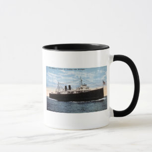 KreuzenMichigansee der Pere Marquette Autofähre-2 Tasse