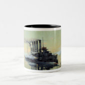Kreuzer Askold Fighting Zweifarbige Tasse (Mittel)