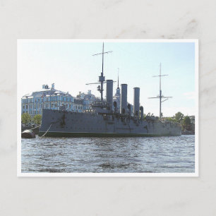 Kreuzer Aurora. Postkarte