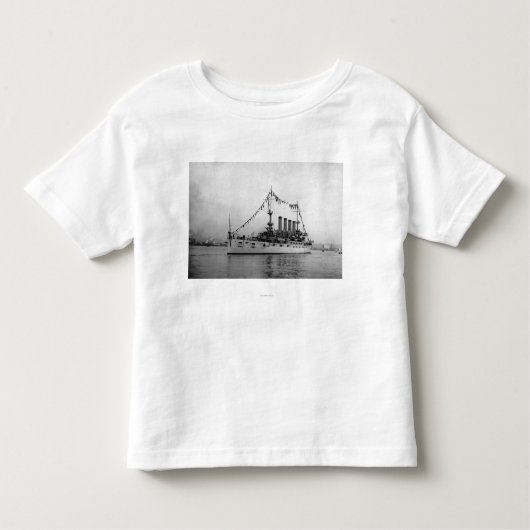 Kreuzer Washington verankert in Seattle-Hafen Kleinkind T-shirt (Vorderseite)