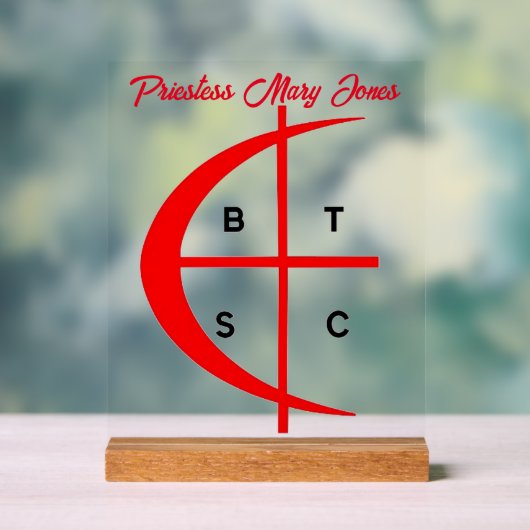 Kreuzfahrer Acrylschild (Neutral)