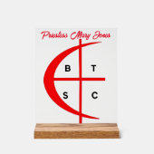 Kreuzfahrer Acrylschild (Vorderseite)