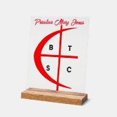 Kreuzfahrer Acrylschild (Winkel)