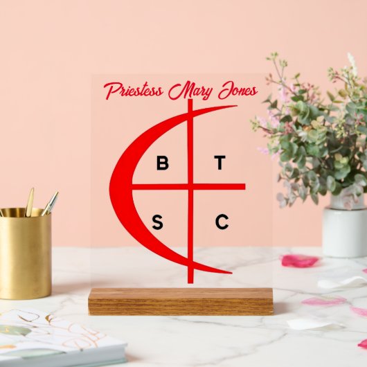 Kreuzfahrer Acrylschild (Hochzeit)