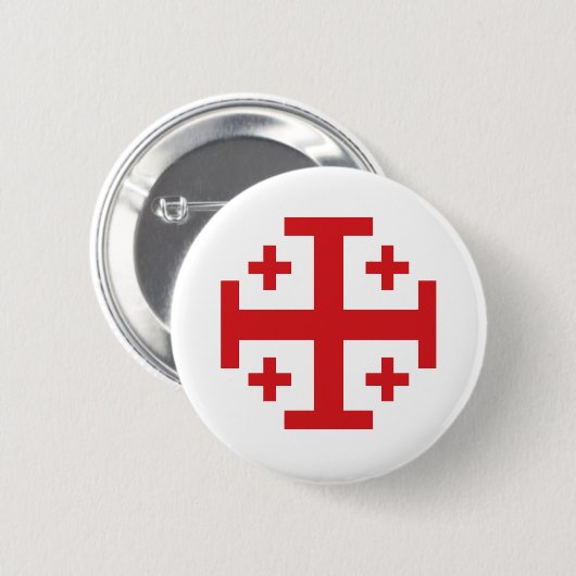 Kreuzfahrer Button (Vorne & Hinten)